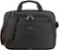 Front Zoom. Solo - Ace Slim Briefcase for 13.3" Laptop - Black With Orange Accents.