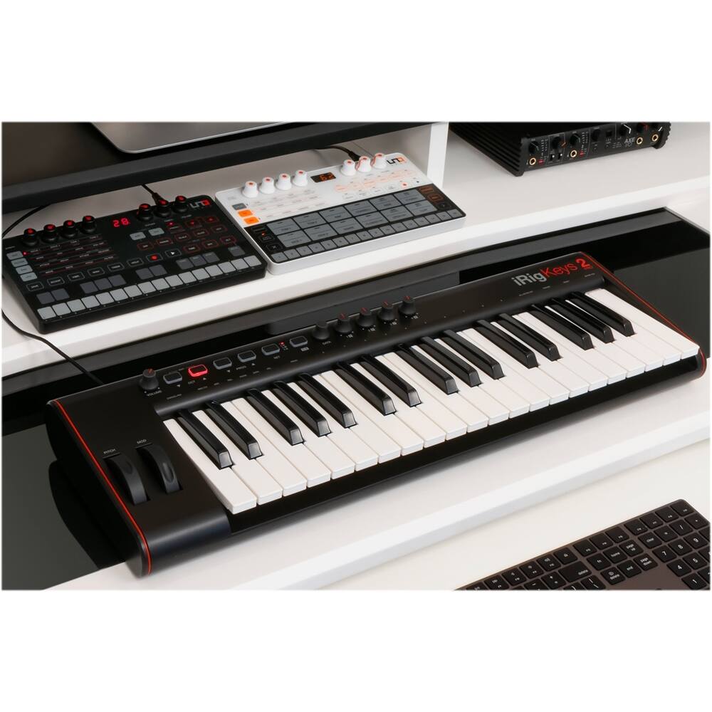 Left. IK Multimedia - iRig Keys 37-Key USB MIDI Controller - Black.