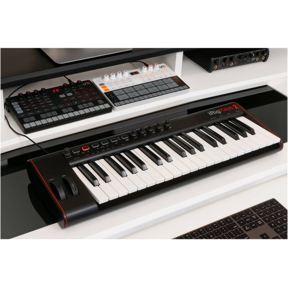 Left. IK Multimedia - iRig Keys 37-Key USB MIDI Controller - Black.