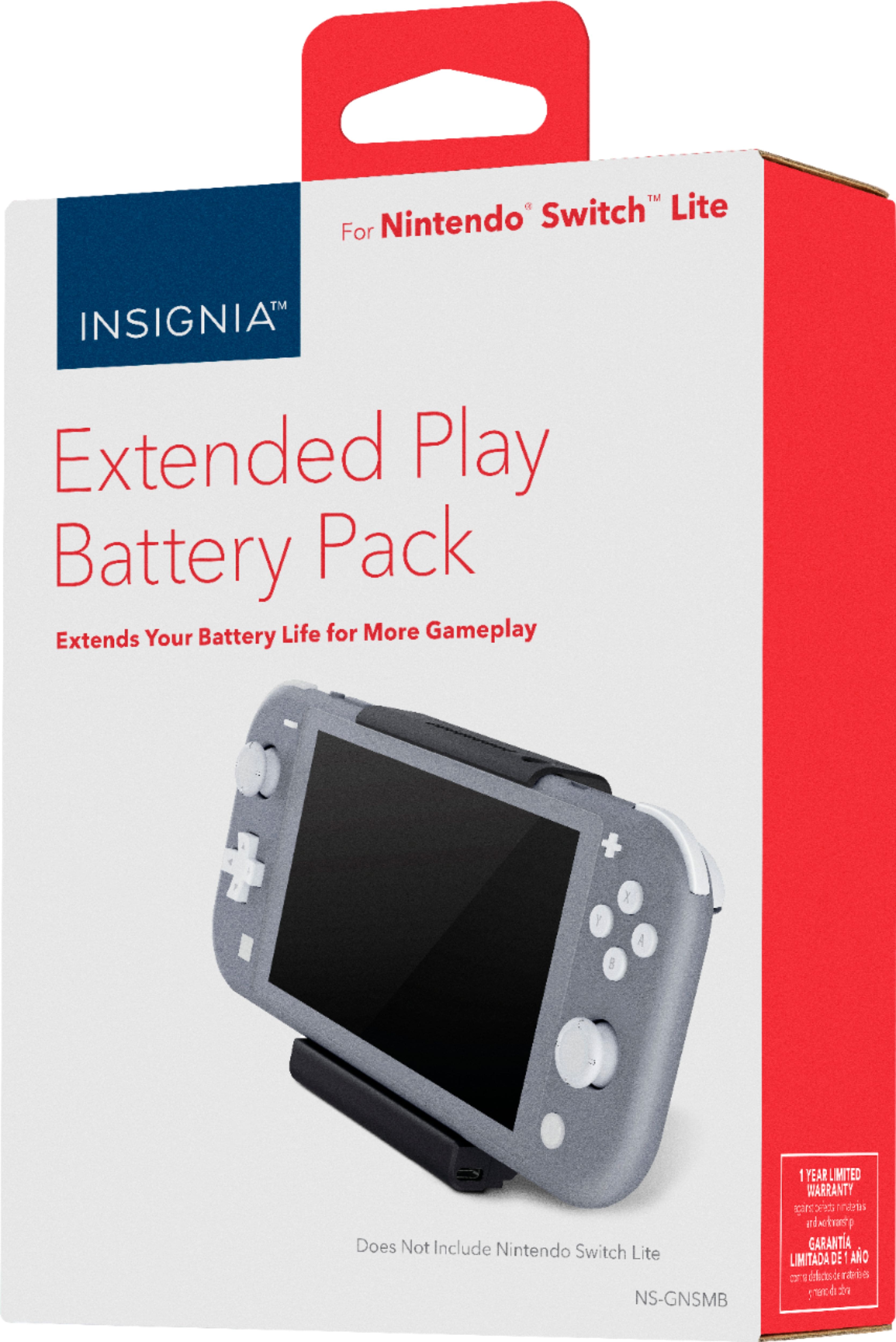 Alt View 15. Insignia™ - Extended Play 5000 mAh Portable Charger for Nintendo Switch Lite - Black.