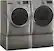 Alt View 3. GE - 7.8 Cu. Ft. 12-Cycle Electric Dryer with Steam - Satin Nickel.