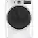Front. GE - 7.8 Cu. Ft. 12-Cycle Electric Dryer with Steam - White on White.