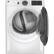 Alt View 11. GE - 7.8 Cu. Ft. 12-Cycle Electric Dryer with Steam - White on White.