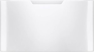 GE - Washer/Dryer Laundry Pedestal with Storage Drawer - White - Front_Zoom