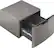 Angle. GE - Washer/Dryer Laundry Pedestal with Storage Drawer - Satin Nickel.