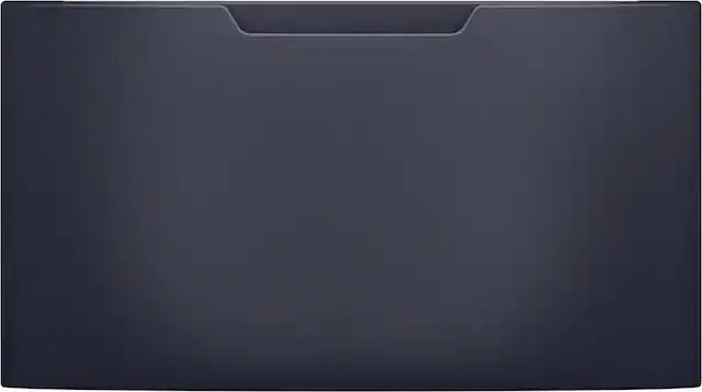 Front. GE - Washer/Dryer Laundry Pedestal with Storage Drawer - Sapphire Blue.