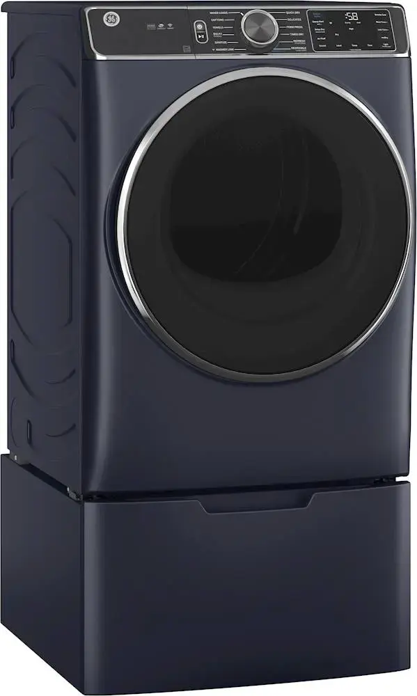 Alt View 13. GE - Washer/Dryer Laundry Pedestal with Storage Drawer - Sapphire Blue.