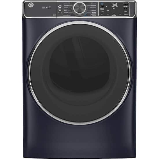 GE 7.8 Cu. Ft. 12 Cycle Electric Dryer with Steam Sapphire Blue