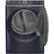 Alt View 17. GE - 7.8 Cu. Ft. 12-Cycle Electric Dryer with Steam - Sapphire Blue.