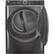 Alt View 13. GE - 7.8 Cu. Ft. 12-Cycle Electric Dryer with Steam - Diamond Gray.