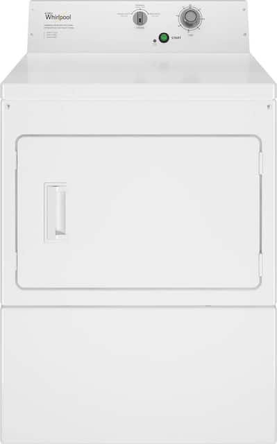 Whirlpool Commercial 7 4 Cu Ft 3 Cycle High Efficiency Electric Dryer White Cem2795jq Best Buy