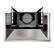 Back. Onefly - 36 inches - Convertible - Wall Mount Range Hood - Stainless steel.