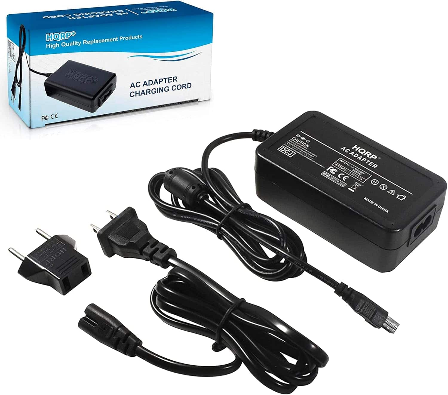 HQRP - AC Adapter for Nikon D100, D300, D300S, D700, D50, D70, D70S, D80, D90, EH-5 / EH-5A / EH-5B Digital Camera