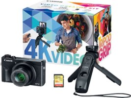 Canon - PowerShot G7 X Mark III 20.1-Megapixel Digital Camera Video Creator Kit - Black - Front_Zoom