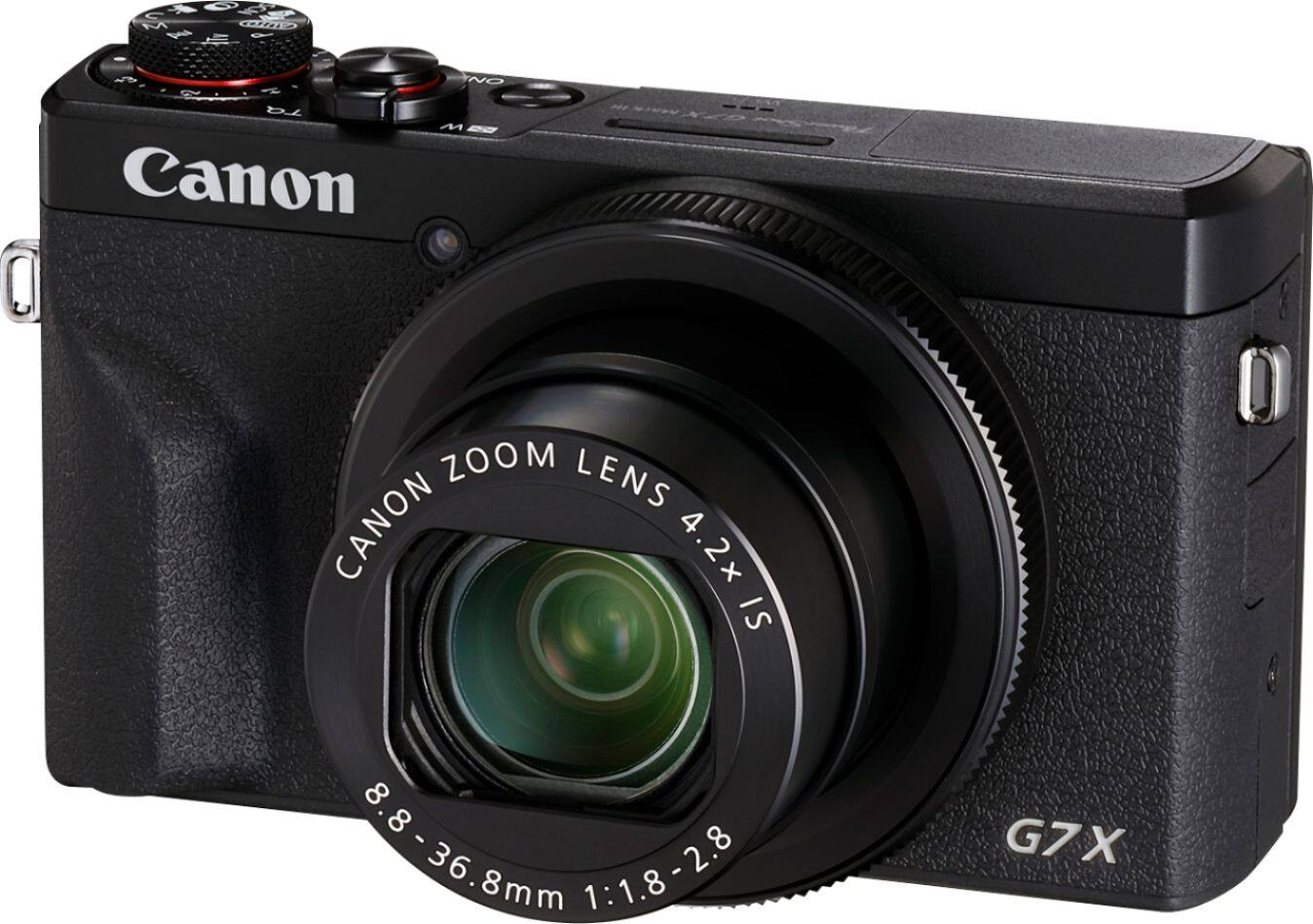 Alt View 17. Canon - PowerShot G7 X Mark III 20.1-Megapixel Digital Camera Video Creator Kit - Black.