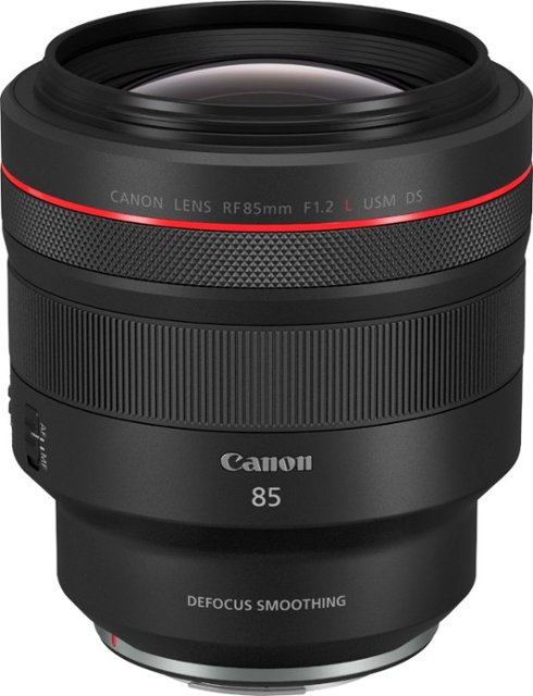カメラ レンズ(単焦点) Canon RF 85mm F1.2 L USM DS Mid-Telephoto Prime Lens for EOS R Cameras  3450C002 - Best Buy