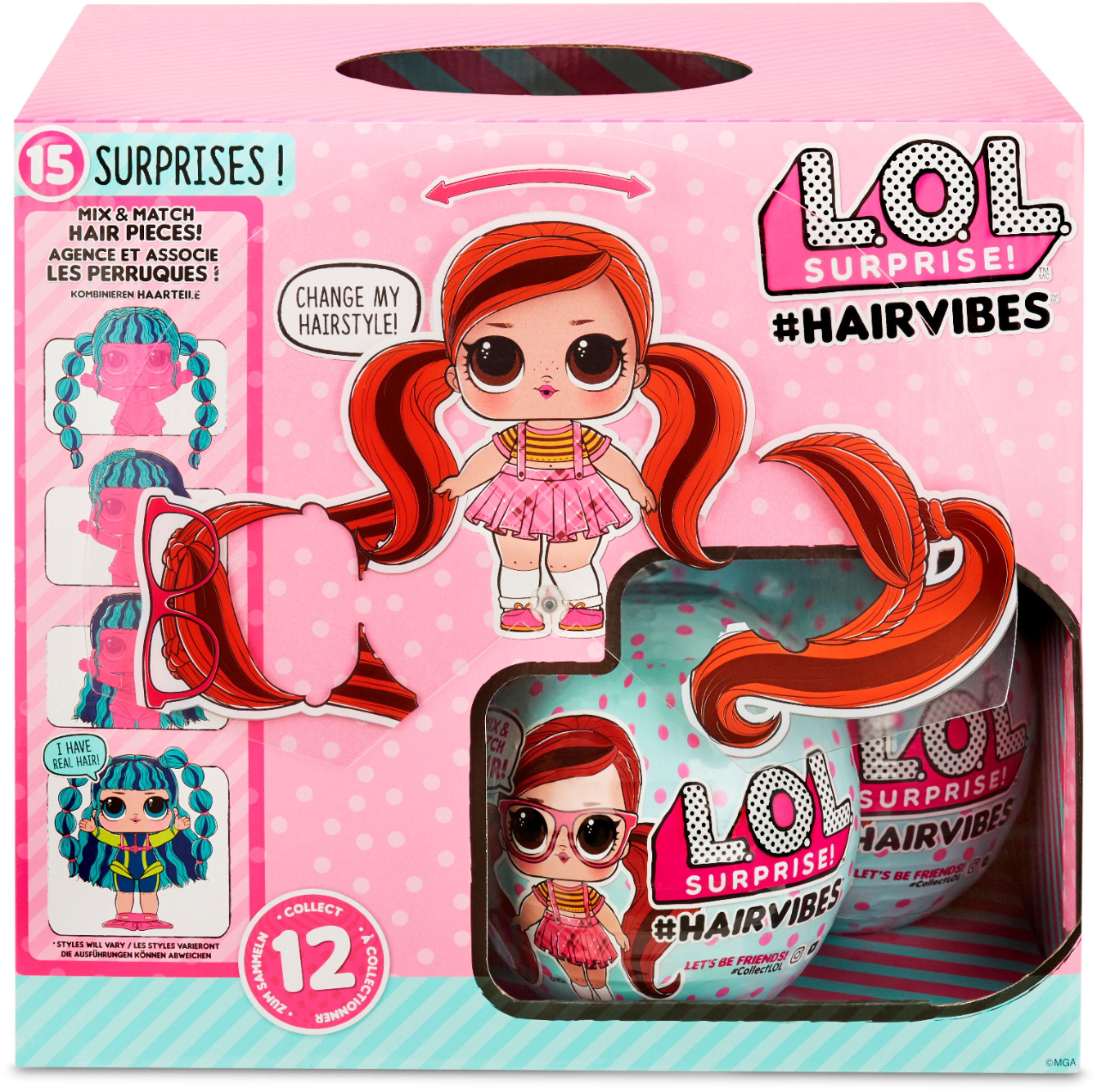 Hairvibes Dolls with Surprises for sale online L.O.L Surprise 