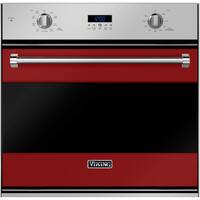 Viking - 3 Series 30" Built-In Single Electric Convection Oven - Reduction Red - Front_Zoom