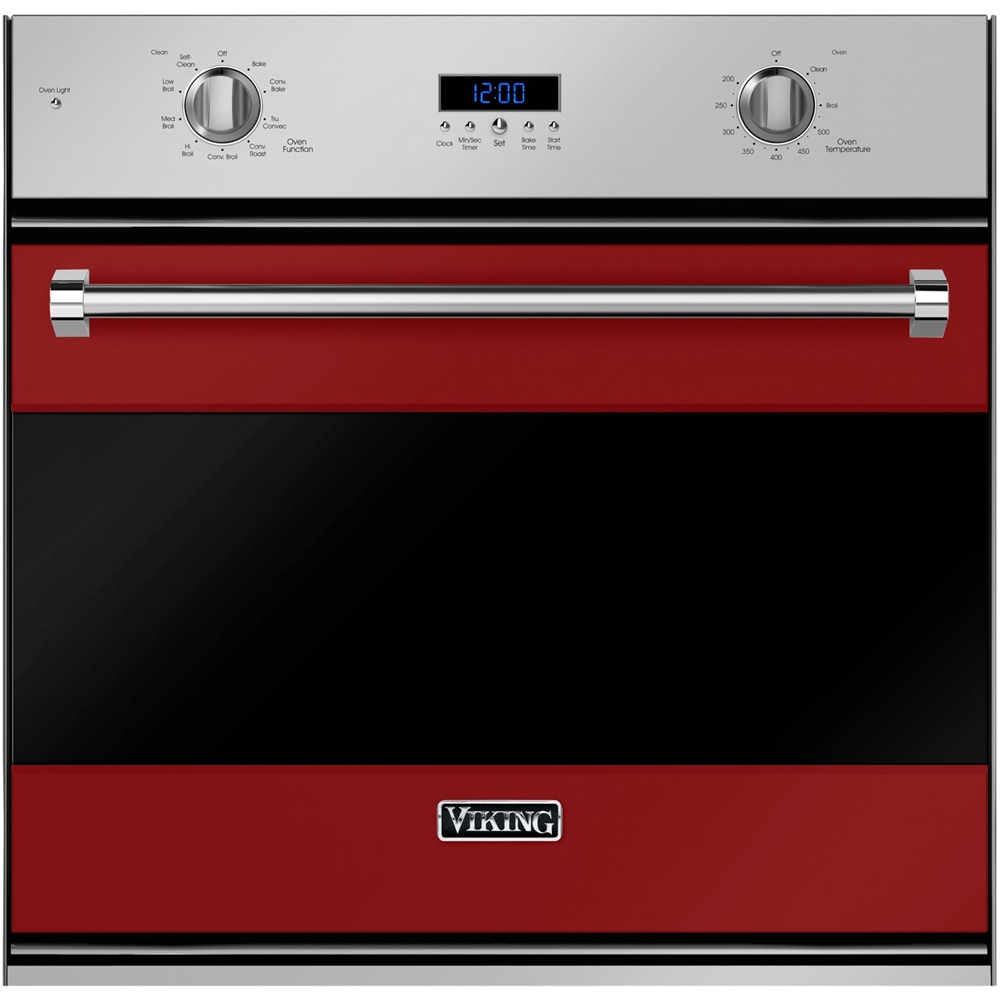 Viking – 3 Series 30″ Built-In Single Electric Convection Oven – San Marzano Red