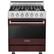 Front. Viking - 3 Series Freestanding Gas 30" Range - Kalamata Red.