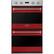 Front. Viking - 3 Series 30" Built-In Double Electric Convection Wall Oven - San Marzano Red.