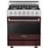 Front. Viking - 3 Series 4.7 Cu. Ft. Self-Cleaning Freestanding Dual Fuel Convection Range - Kalamata Red.
