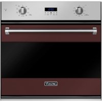 Viking - 3 Series 30" Built-In Single Electric Convection Oven - Kalamata Red - Front_Zoom