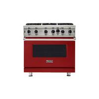 Viking - Professional 5 Series 5.1 Cu. Ft. Freestanding Gas Convection Range - Reduction Red - Front_Standard
