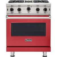Viking - Professional 5 Series 4.0 Cu. Ft. Freestanding Gas Convection Range - San Marzano Red - Front_Zoom