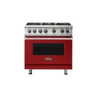 Viking - Professional 5 Series 5.1 Cu. Ft. Freestanding LP Gas Convection Range - Reduction Red - Front_Zoom