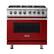 Front. Viking - VGR Freestanding 7-Series Gas 36"W Range - Reduction Red.