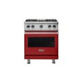 Viking - Professional 5 Series 4.0 Cu. Ft. Freestanding Gas Convection Range - Reduction Red