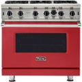 Viking - Professional 5 Series 5.1 Cu. Ft. Freestanding Gas Convection Range - San Marzano Red