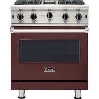 Viking - Professional 5 Series 4.0 Cu. Ft. Freestanding Gas Convection Range - Kalamata Red - Front_Zoom