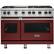 Front. Viking - Professional 5 Series Freestanding Double Oven Gas Convection Range - Reduction Red.