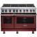 Front. Viking - VGR Freestanding 7-Series Gas 48"W Range - Reduction Red.