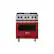 Front. Viking - 5-Series 4.7 Cu. Ft. Self-Cleaning Freestanding Dual Fuel Convection Range - San Marzano Red.