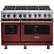 Front. Viking - VGR Freestanding 7-Series Gas 48"W Range - Reduction Red.