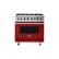 Front. Viking - 5-Series 5.6 Cu. Ft. Self-Cleaning Freestanding Dual Fuel Convection Range - San Marzano Red.