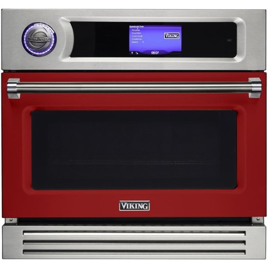 Viking – Professional 7 Series TurboChef 30″ Built-In Single Electric Convection Oven – San Marzano Red