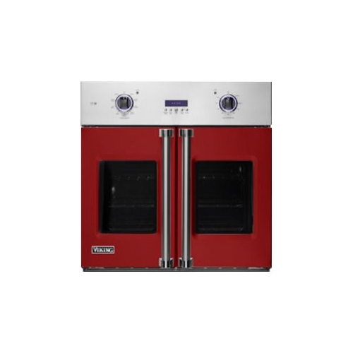 Viking – Professional 7 Series 30″ Built-In Single Electric Convection Oven – Reduction Red