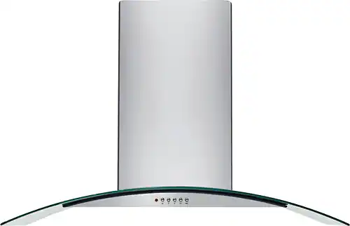 Front. Frigidaire - 42" Convertible Range Hood - Stainless steel.