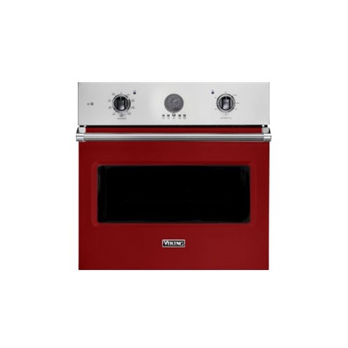 Viking – Professional 5 Series 30″ Built-In Single Electric Convection Oven – Kalamata Red