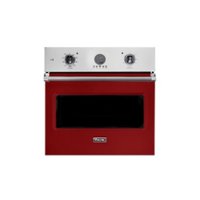 Viking - Professional 5 Series 30" Built-In Single Electric Convection Oven - Kalamata Red - Front_Zoom