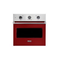 Viking - Professional 5 Series 30" Built-In Single Electric Convection Oven - Kalamata Red - Front_Standard