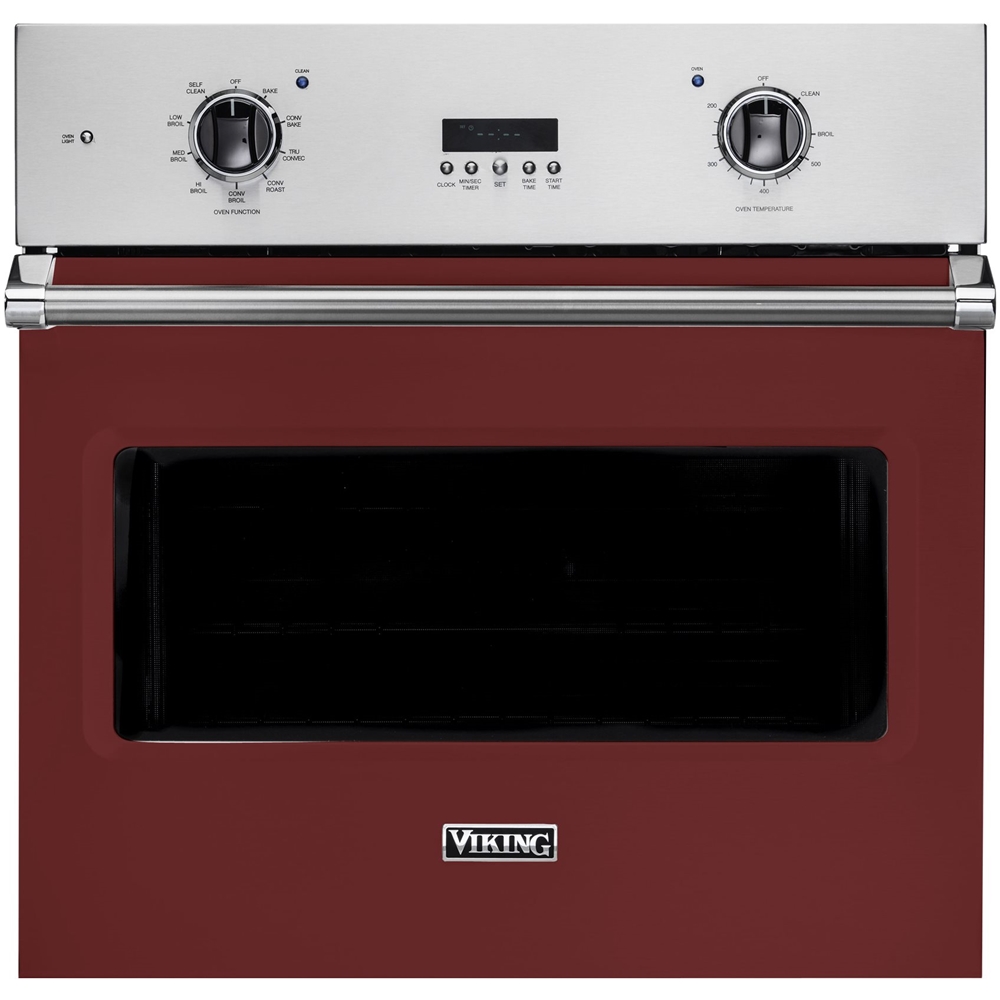 Viking – Professional 5 Series 30″ Built-In Single Electric Convection Oven – Reduction Red