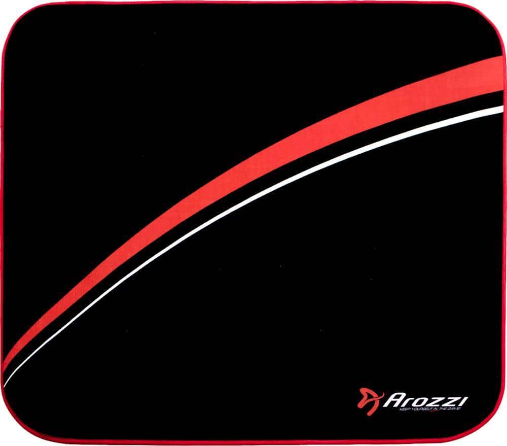 Front. Arozzi - Office/Gaming Chair Floor Mat - Red.