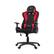 Alt View 11. Arozzi - Forte Mesh Fabric Ergonomic Gaming Chair - Black - Red Accents.