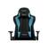Alt View 11. Arozzi - Forte Mesh Fabric Ergonomic Gaming Chair - Black - Blue Accents.