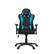 Alt View 12. Arozzi - Forte Mesh Fabric Ergonomic Gaming Chair - Black - Blue Accents.